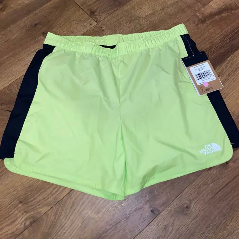 The North Face Never Stop Running Shorts Sharp Green Girls XL‎